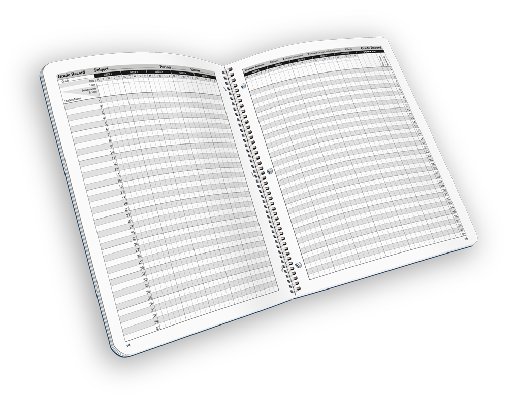 Lesson Plan Grade Book DatebookStore