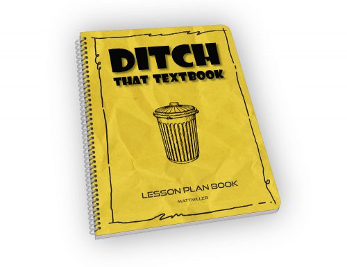 Ditch That Textbook Lesson Plan Book by Matt Miller