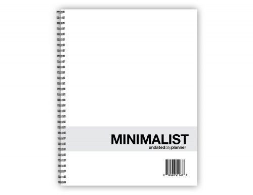 UNDATED Minimalist Day Planner® (8.5 X 11 inches)