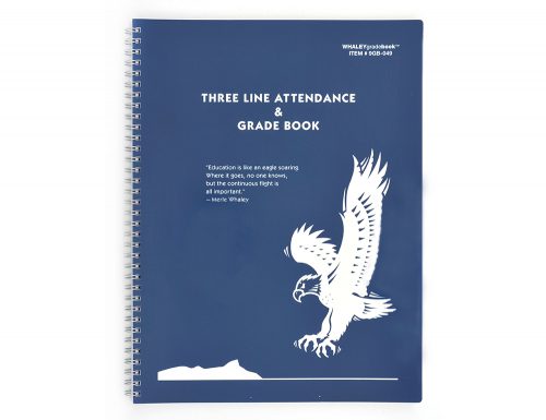 Whaley Gradebook 9GB-049 (9 x 12 inches) 3-Line Grade And Attendance Record Book, Eight 10-Week Periods