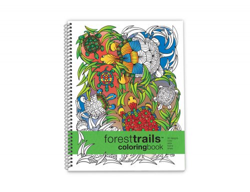 Forest Trails Coloring Book (8.5 x 11 inches)
