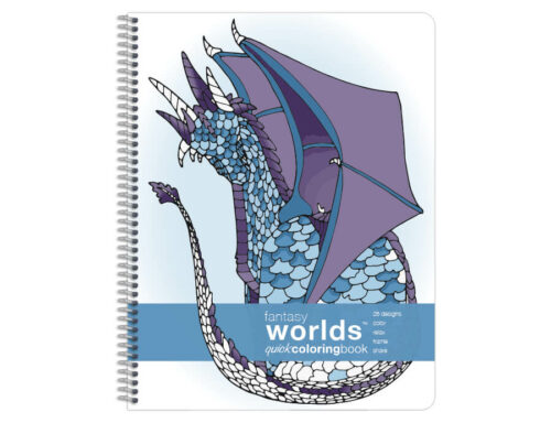 Fantasy Landscapes Quick Coloring Book, Sidebound with 26 Images