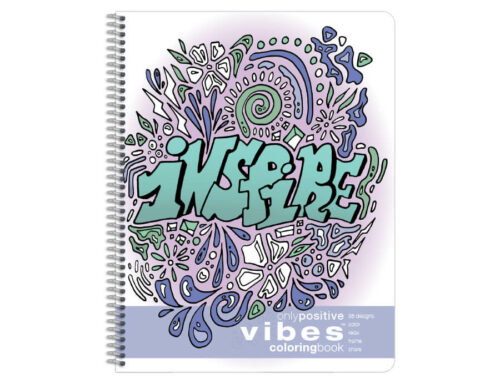 Positive Affirmations Quick Coloring Book, Sidebound with 36 Images