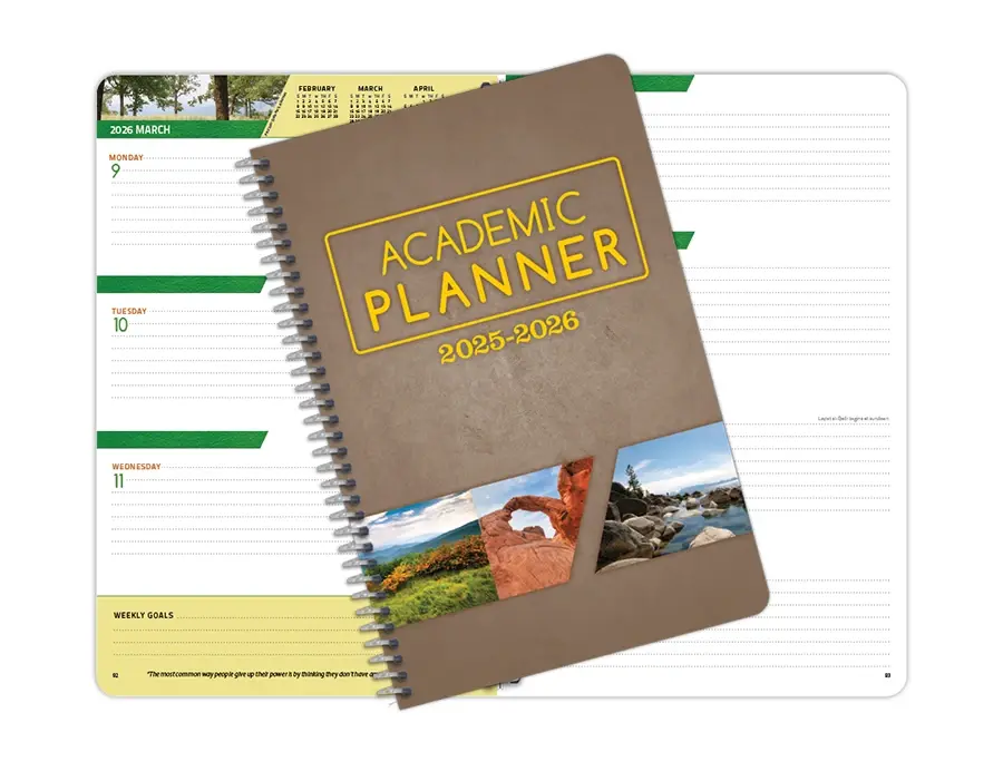 thumbnail image 2 of Global Datebooks Dated Elementary Student Planner For Academic Year 2024-2025 Includes Ruler/Bookmark And Planning Stickers (August 2024-June 2025, Block Style - 8.5\"x11\" - Reach For The Stars 2 of 11